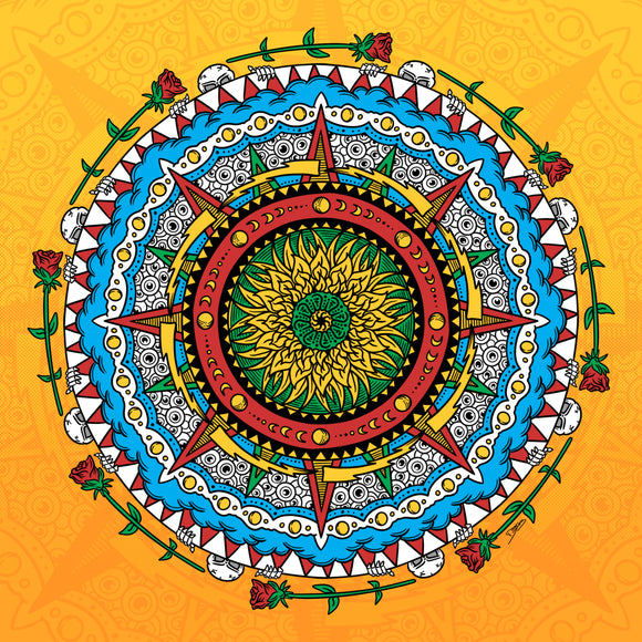 Rose Compass Poster