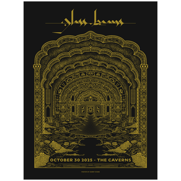 Glass Beams Caverns 2025 - Artist Variant Poster