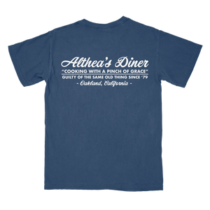 Althea's Diner Pocket Tee (Navy)
